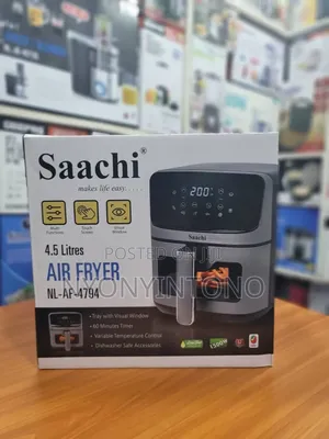 Saachi 4.5litres Digital Air Fryer With 1yr Warranty