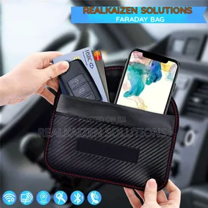Cellphone| Key | Atm | Signal Block Carbon Fibre Faraday Bag