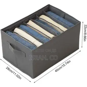 Wardrobe Storage Bins Collapsible Fabric Clothes Organiser