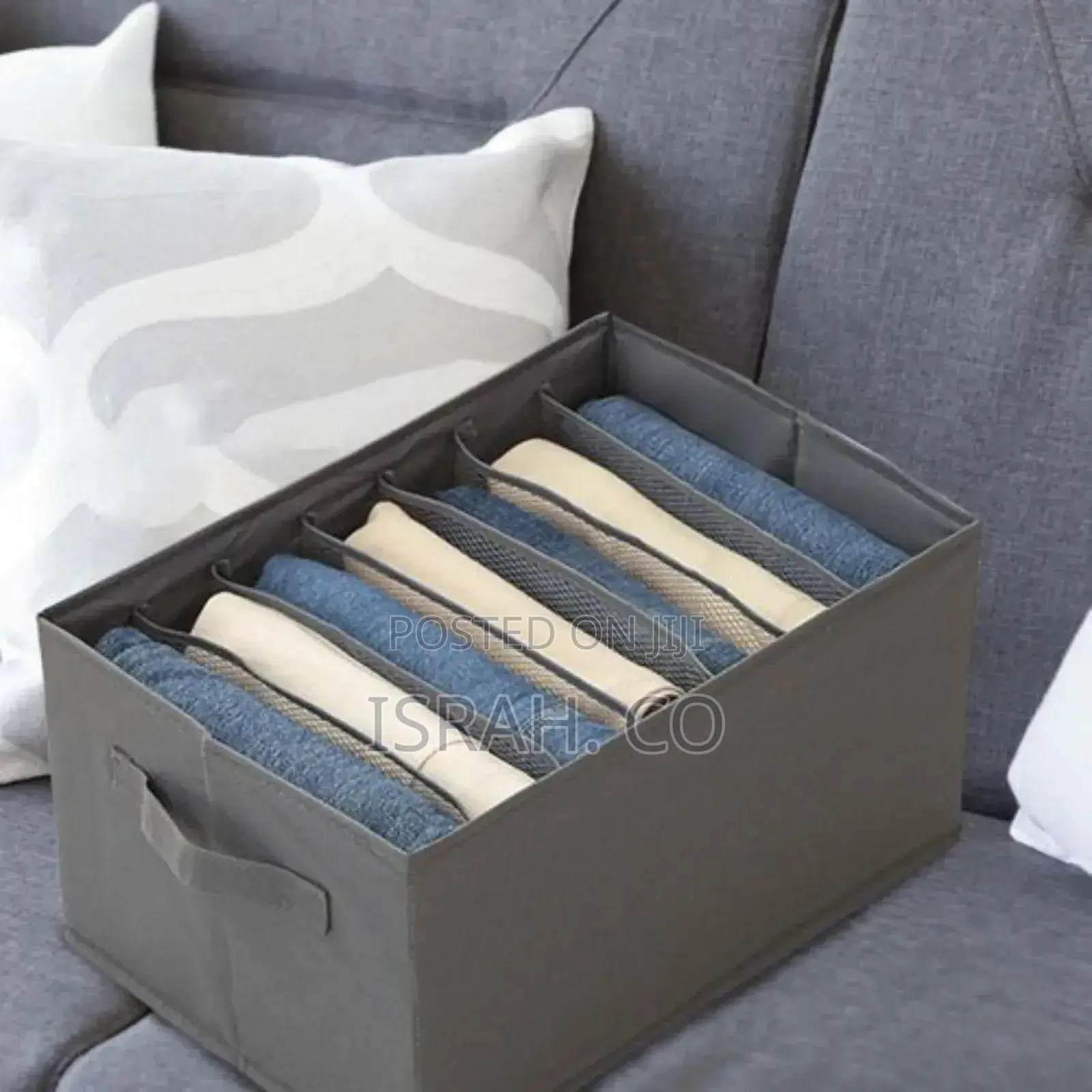 Wardrobe Storage Bins Collapsible Fabric Clothes Organiser