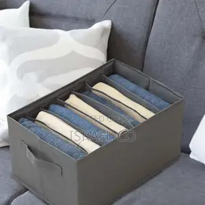 Wardrobe Storage Bins Collapsible Fabric Clothes Organiser