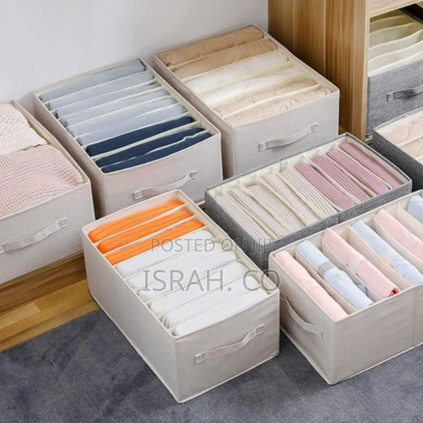 Organiser Bag With Handle and Built-in Pp Board Closet Drawe
