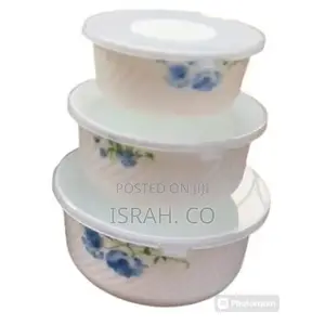 Microwave Safe, Heat and Break Resistant With Plastic Lids