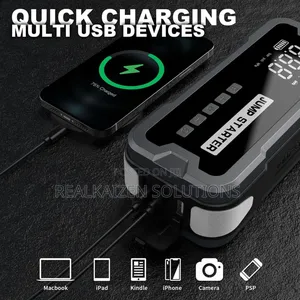 Power Car Jump Starter Power Pack With Air Compressor