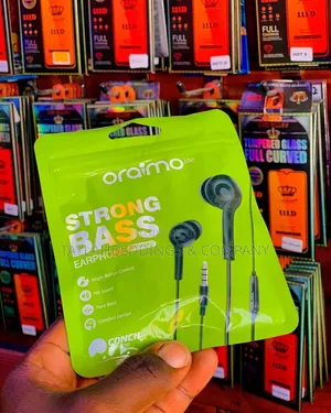Headset Oraimo Strong Bass Earphone Black