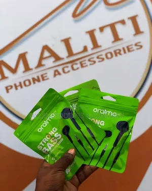 Headset Oraimo Strong Bass Earphone Black
