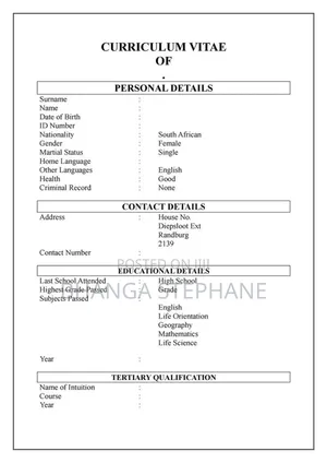 Curriculum Vitae Making