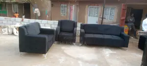 Black Sofa Set