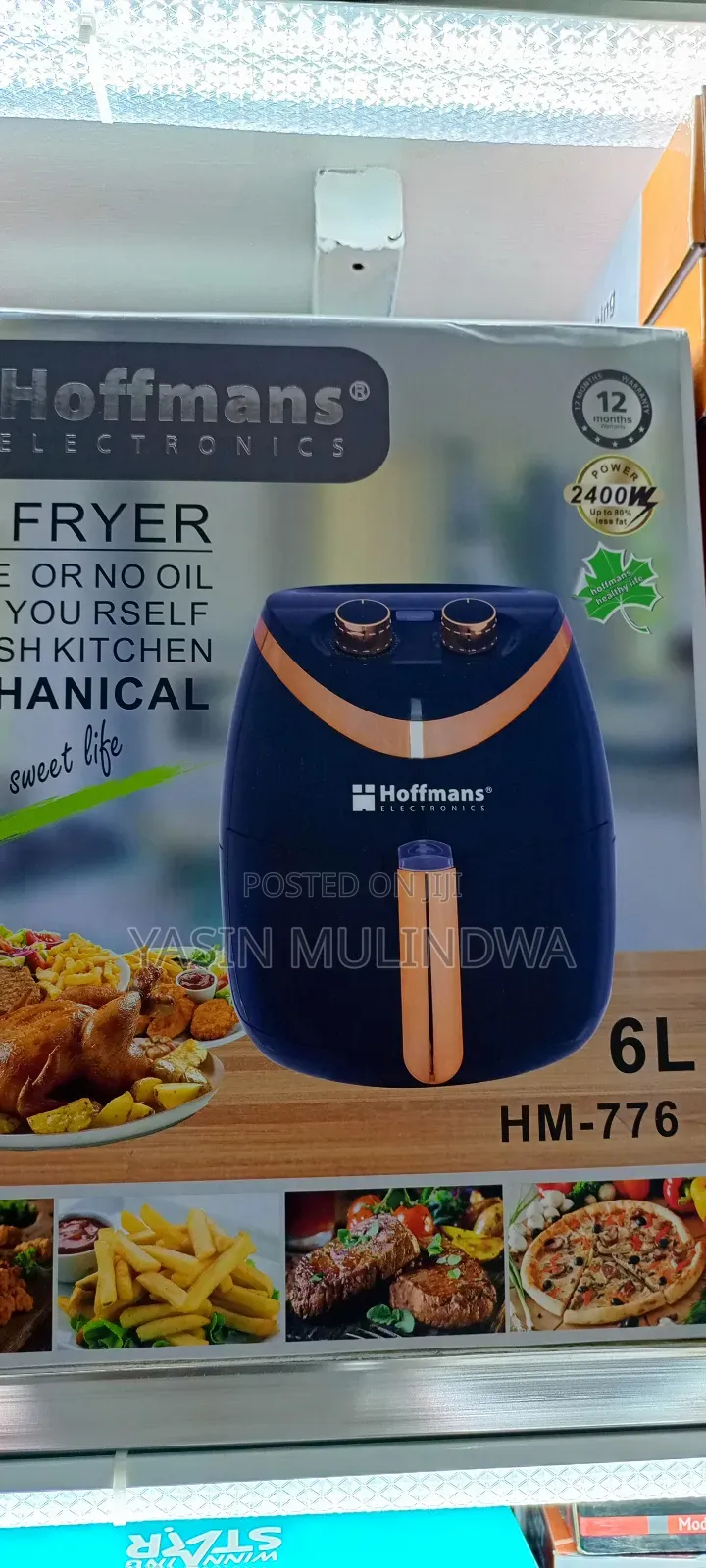Air Fryer. Hoffman 6l.