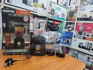 Geepas 3 in 1 Blender, Smoothie Bottle and Grinder