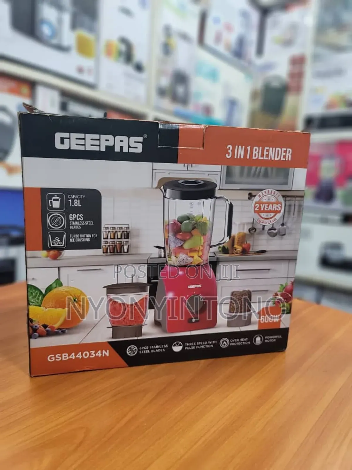 Geepas 3 in 1 High Quality Juice Blender