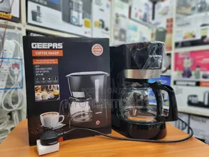 Geepas Coffee and Espresso Maker With 2yrs Warranty