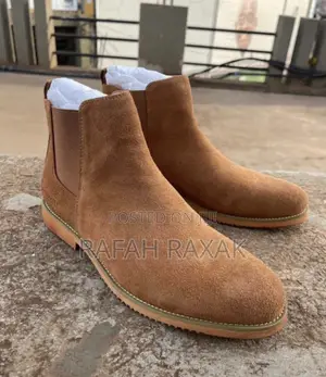 Men’S Brown Suede Chelsea Boots