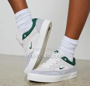 Original Grey/Off White/Green Nike Sb Malor Golf Sneakers