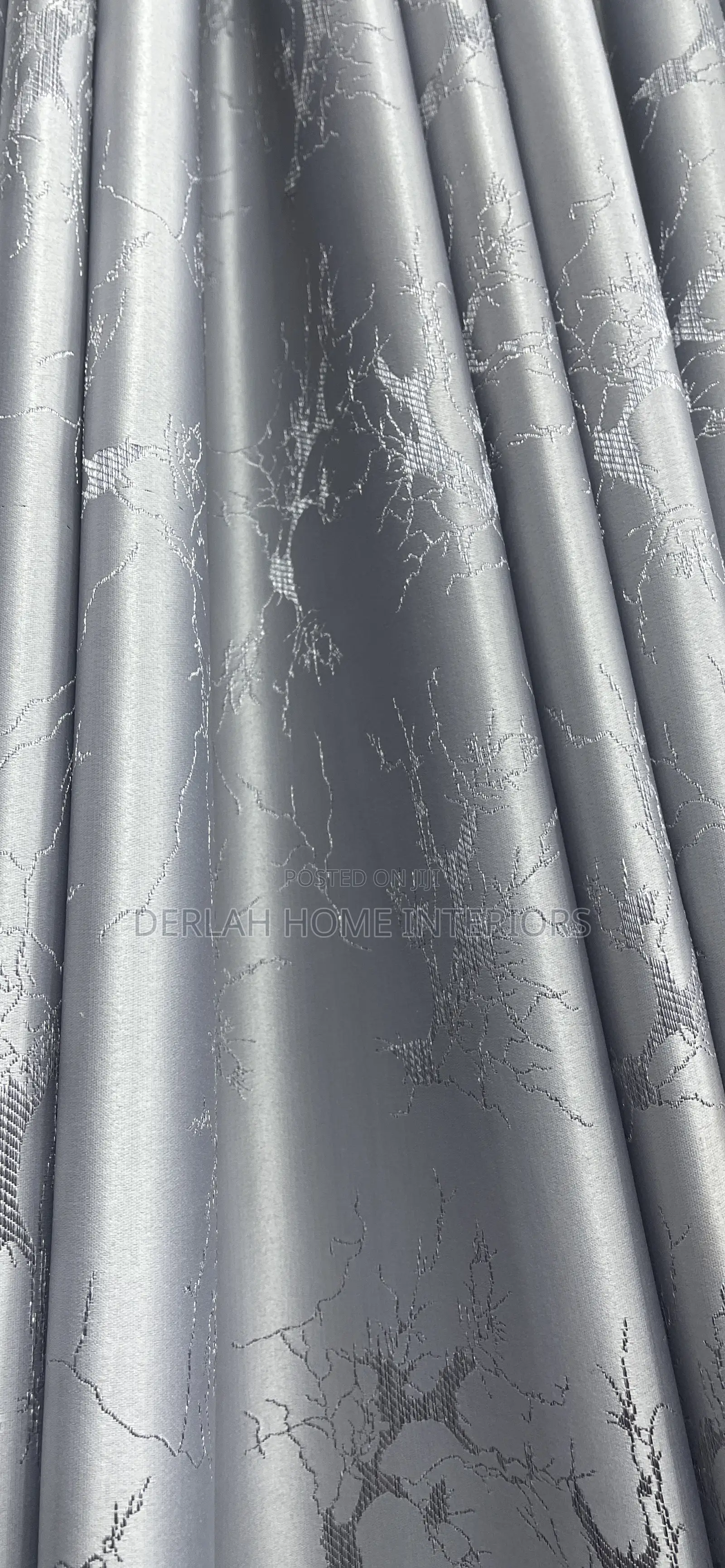 Heavy Light Grey Curtain Per Meter