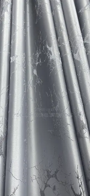 Heavy Light Grey Curtain Per Meter
