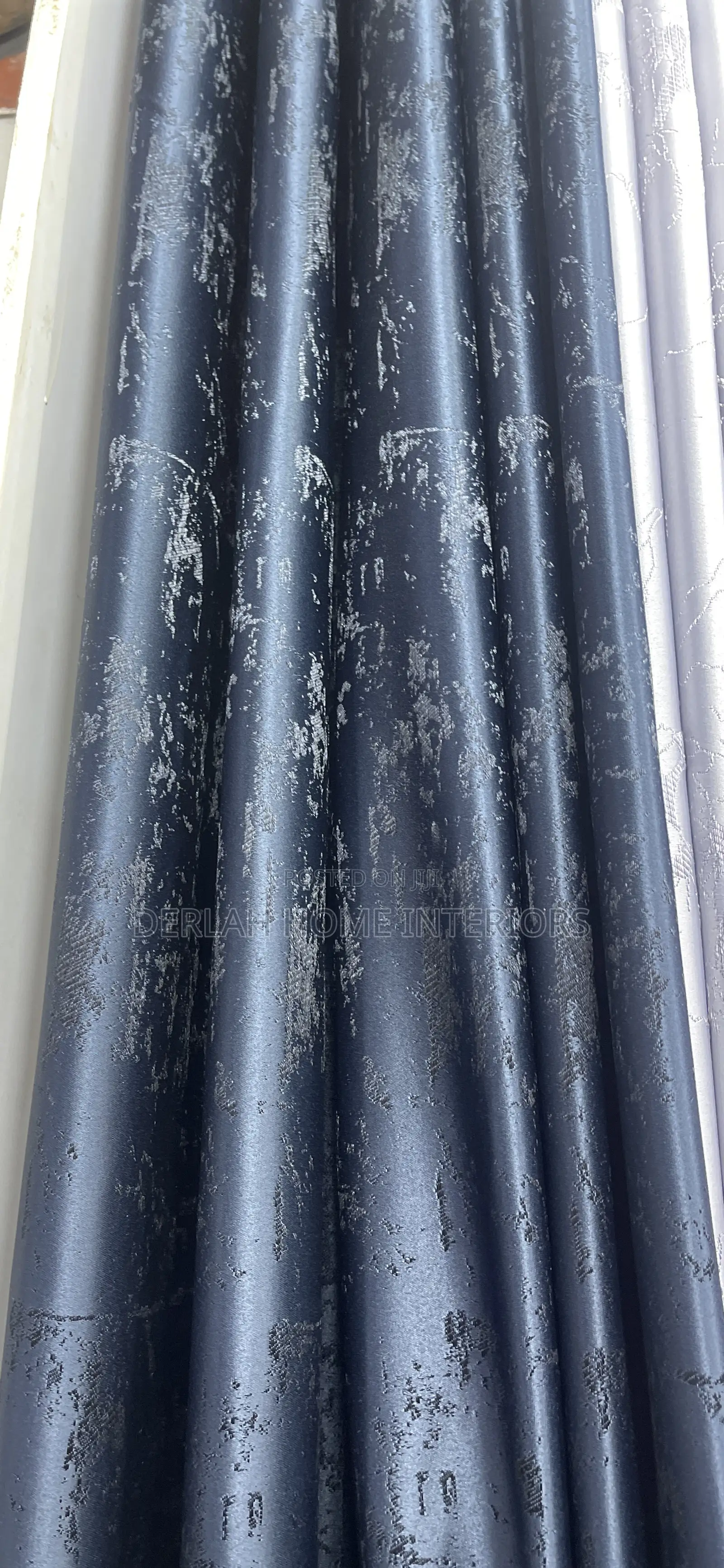 Dark Navy Blue Curtain Per Ready Meter