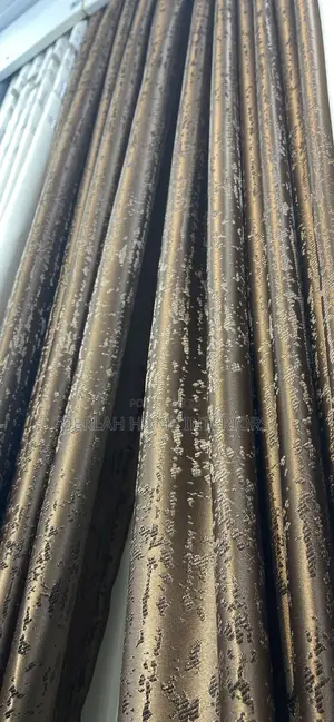 2meter Curtain for Door in Coffee Brown
