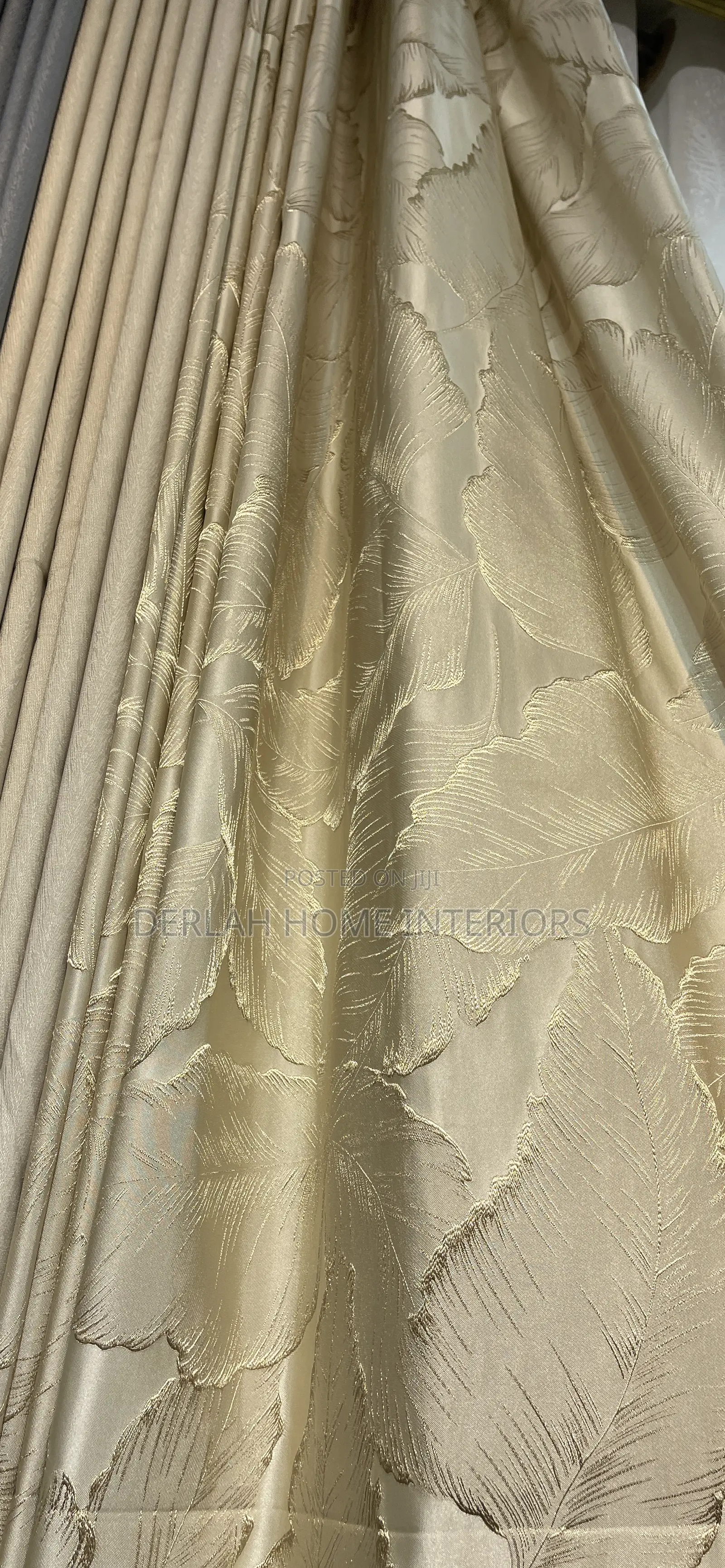 England Imported Quality Curtains (Fabric Only )