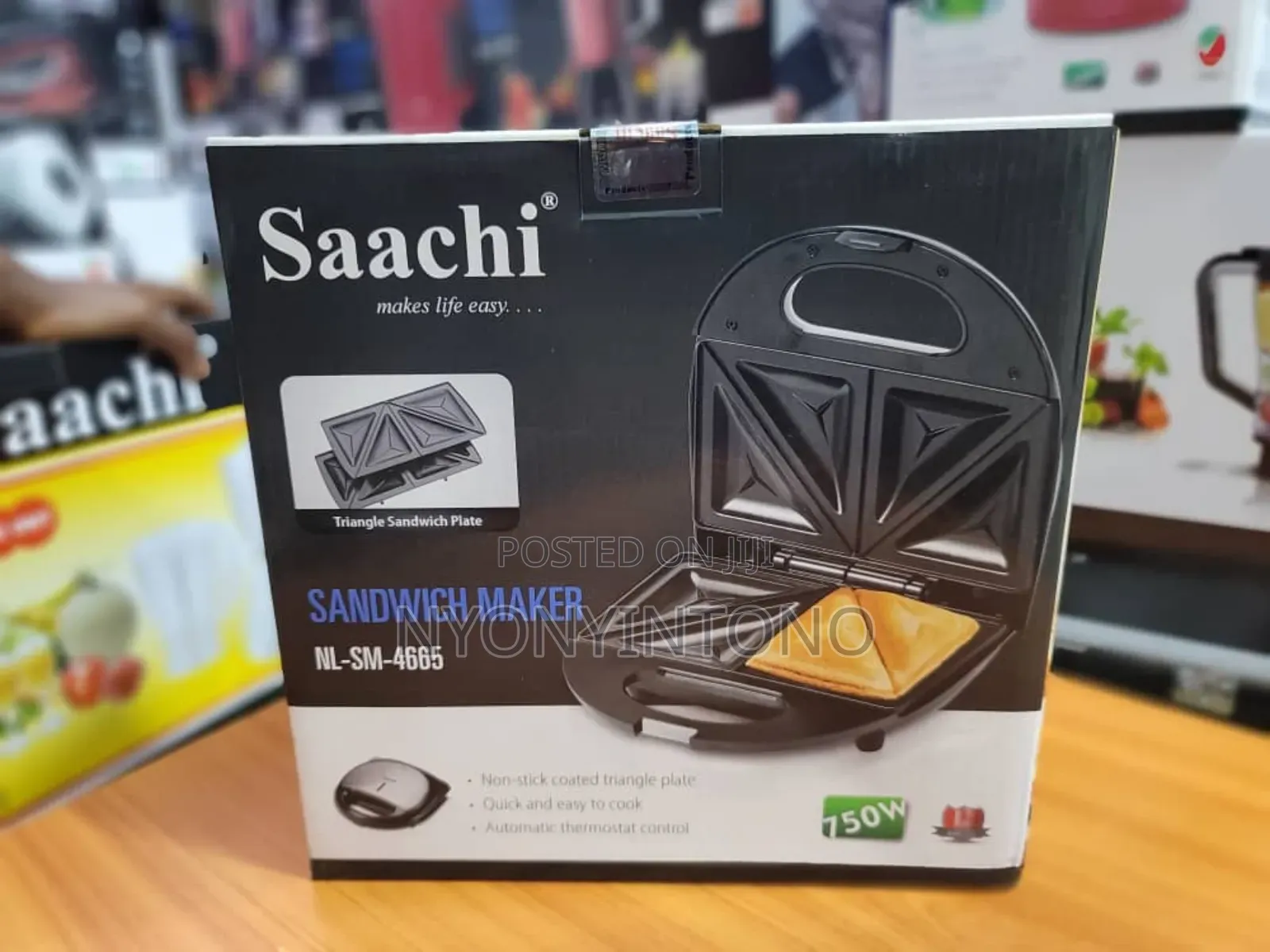 Saachi 2slice Automatic Sandwich Maker
