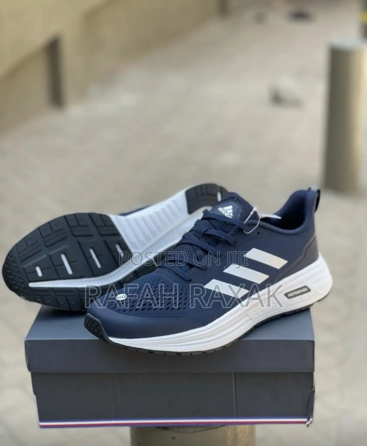 Original Blue/White Adidas Lightmotion Running Sneaker