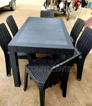 Plastic Dinning Table and Chairs