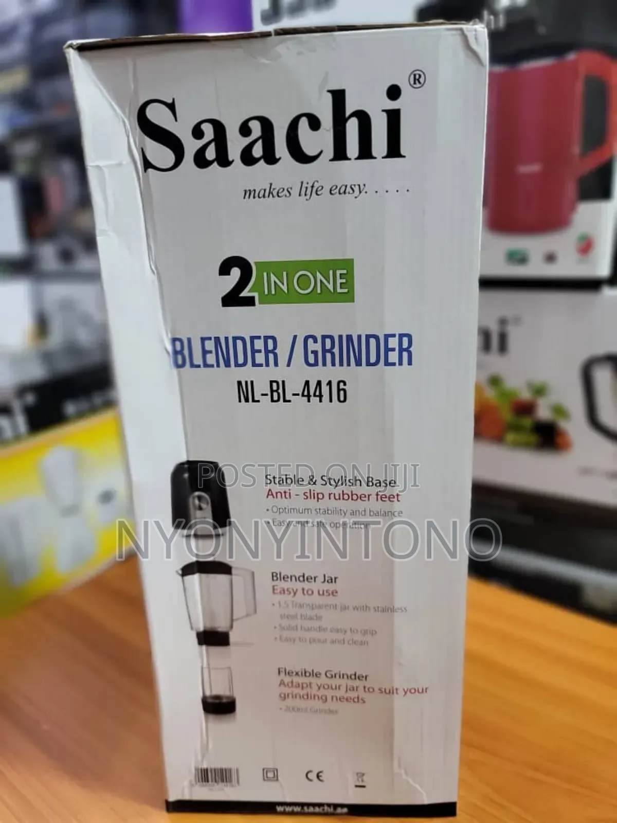 Saachi 2 in 1 Juice Blender With Grinder