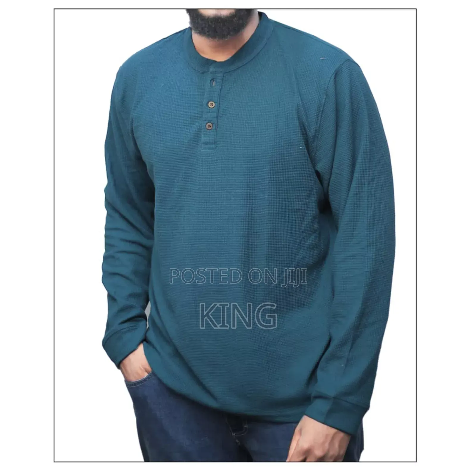 Approved Button Long Sleeve T-Shirt