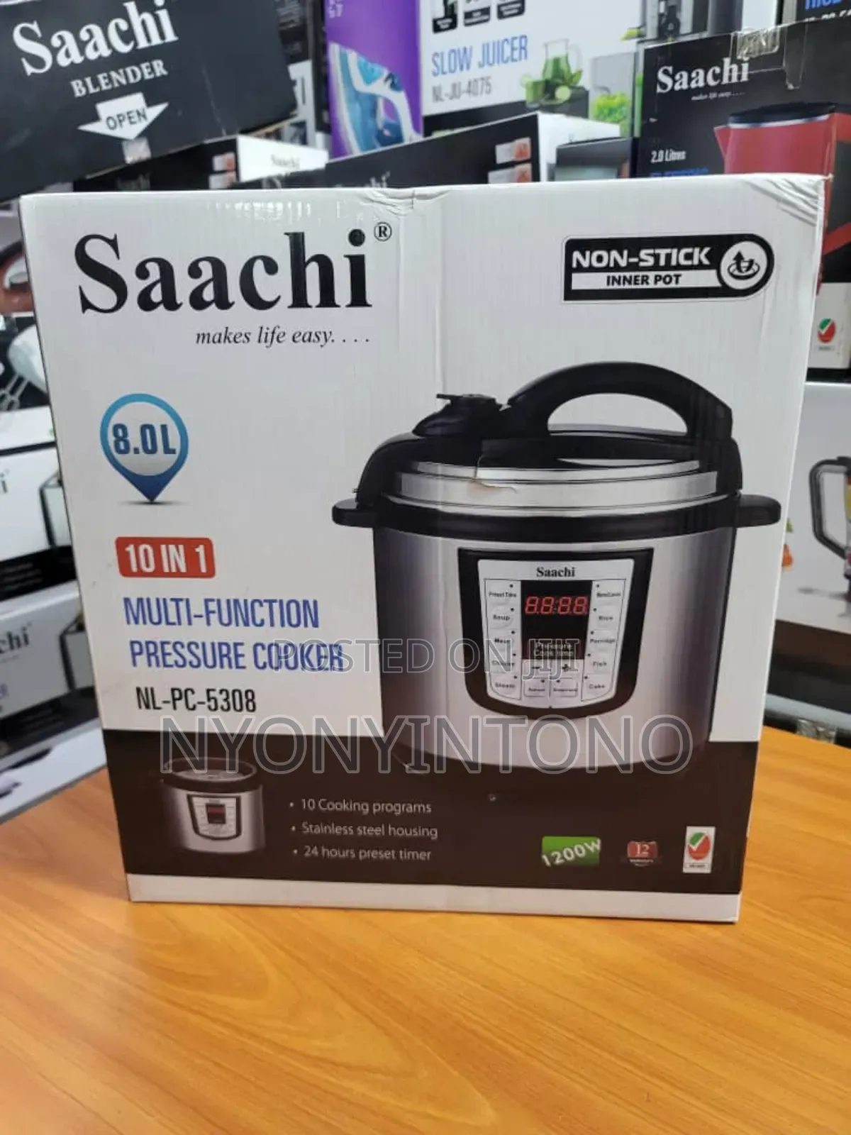 Saachi 8litres Automatic Pressure Cooker