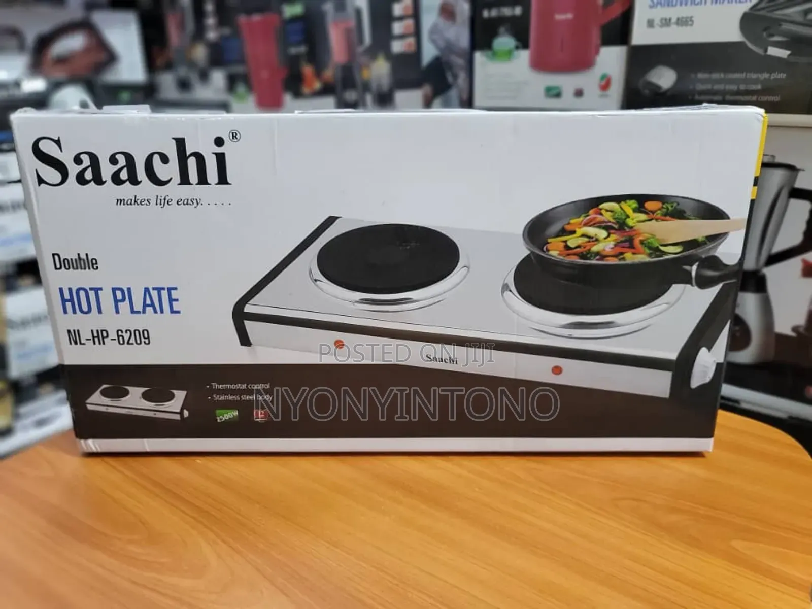 Saachi High Quality Double Solid Hot Plate