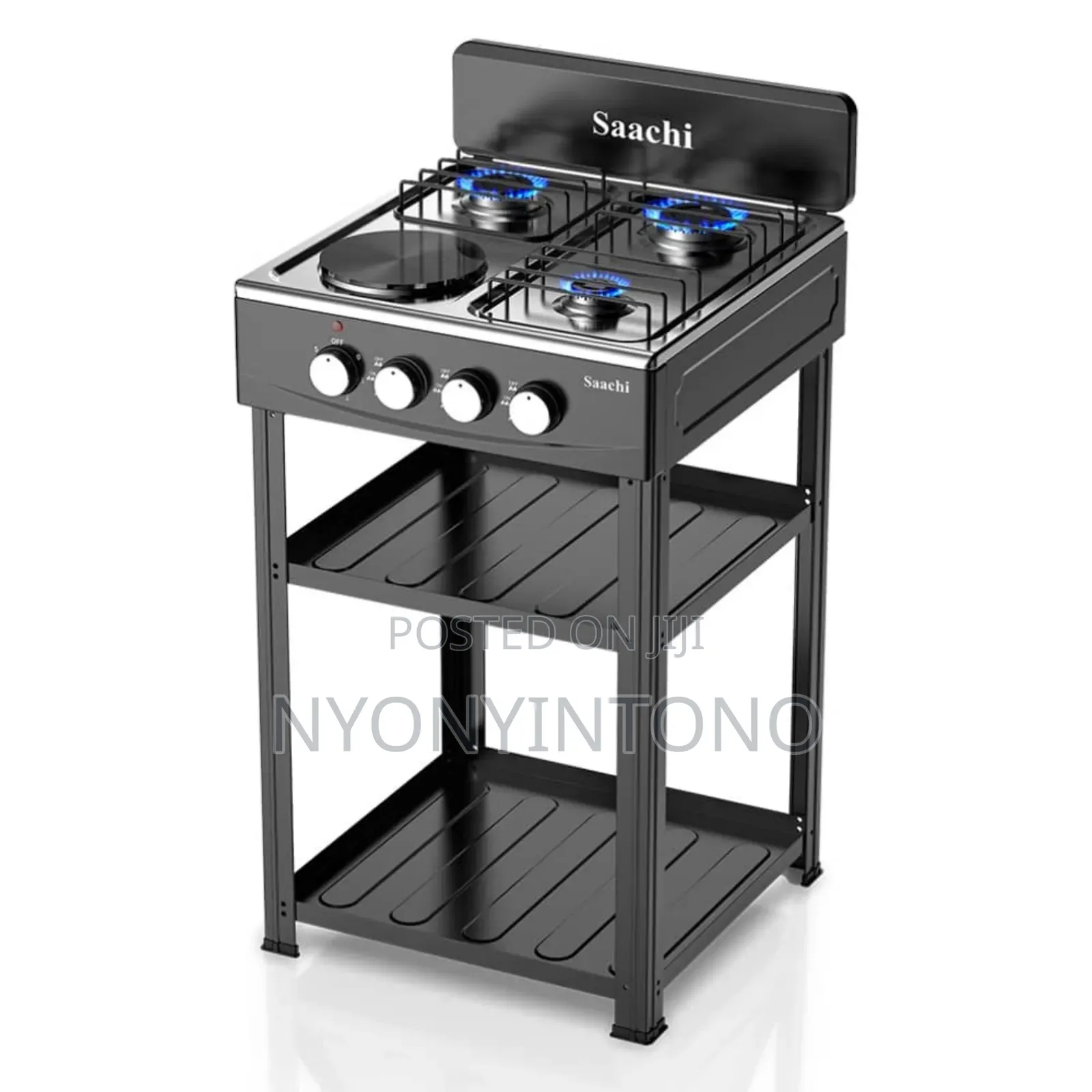 Saachi 3gas +1electric Standing Cooker With Auto Ignition