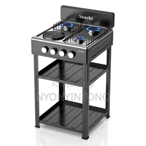 Saachi 3gas +1electric Standing Cooker With Auto Ignition