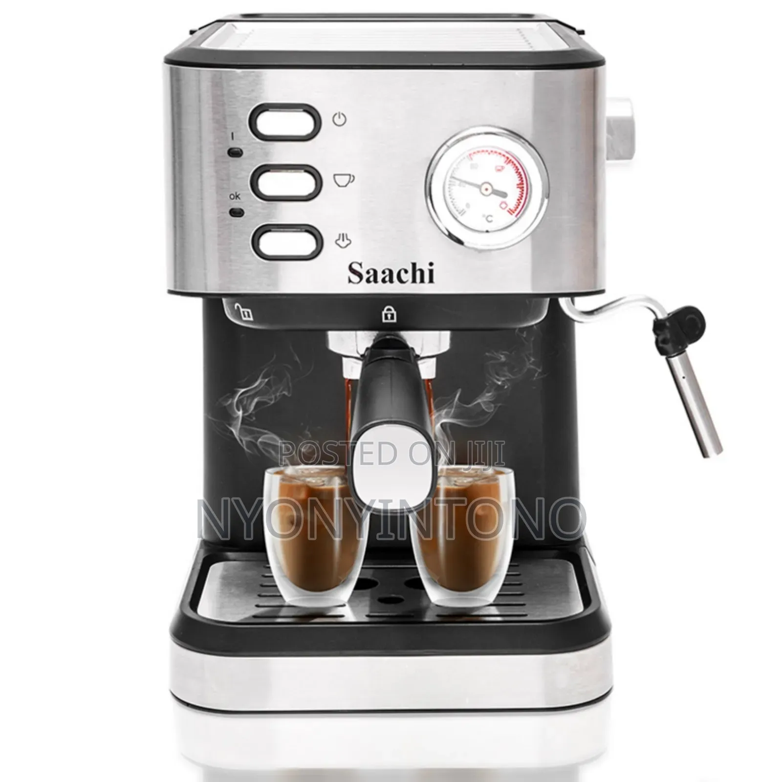 Saachi 20bar Double Cup Coffee Machine