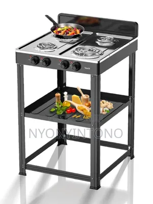 Saachi Full Electric 4 Coiled Free Standing Hotplates
