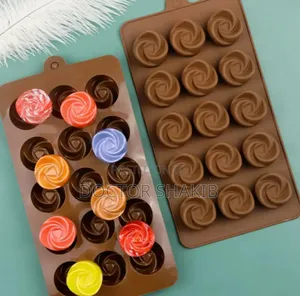 Silicone Chocolate Molds Rose Candys
