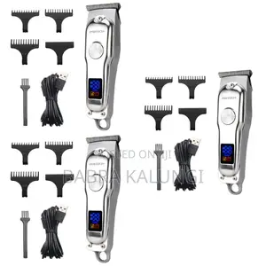 Pritech Rechargeable 6pcs Hair Clipper Set
