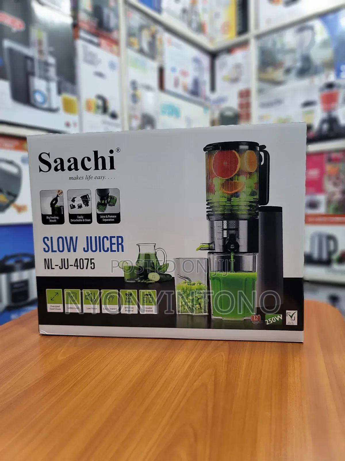 Saachi Automatic Slow Juicer Nl-Ju-4075