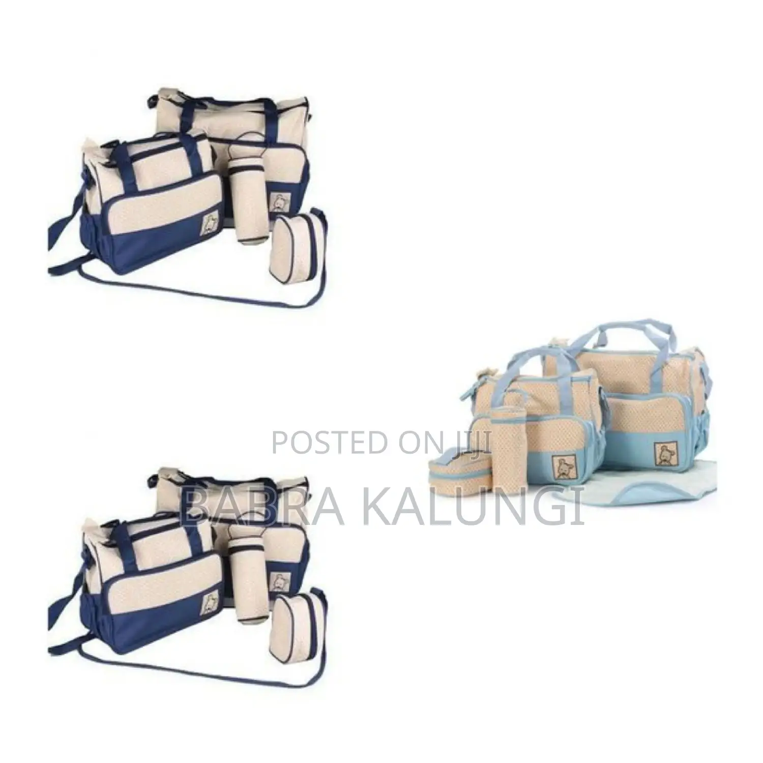 5pcs Baby Diaper Bag Set (Neavy