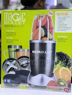 Magic Bullet 600watts Nutric Bullet Blender