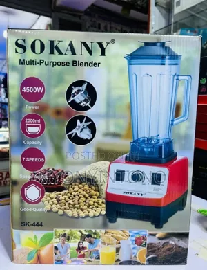 Sokany High-Quality Commercial Heavy-Duty Blender
