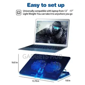 17 Inch Laptop Cooling Stand Portable Adjustable Blue Light
