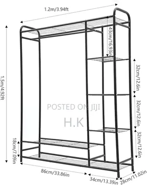 Portable Open Wardrobe.