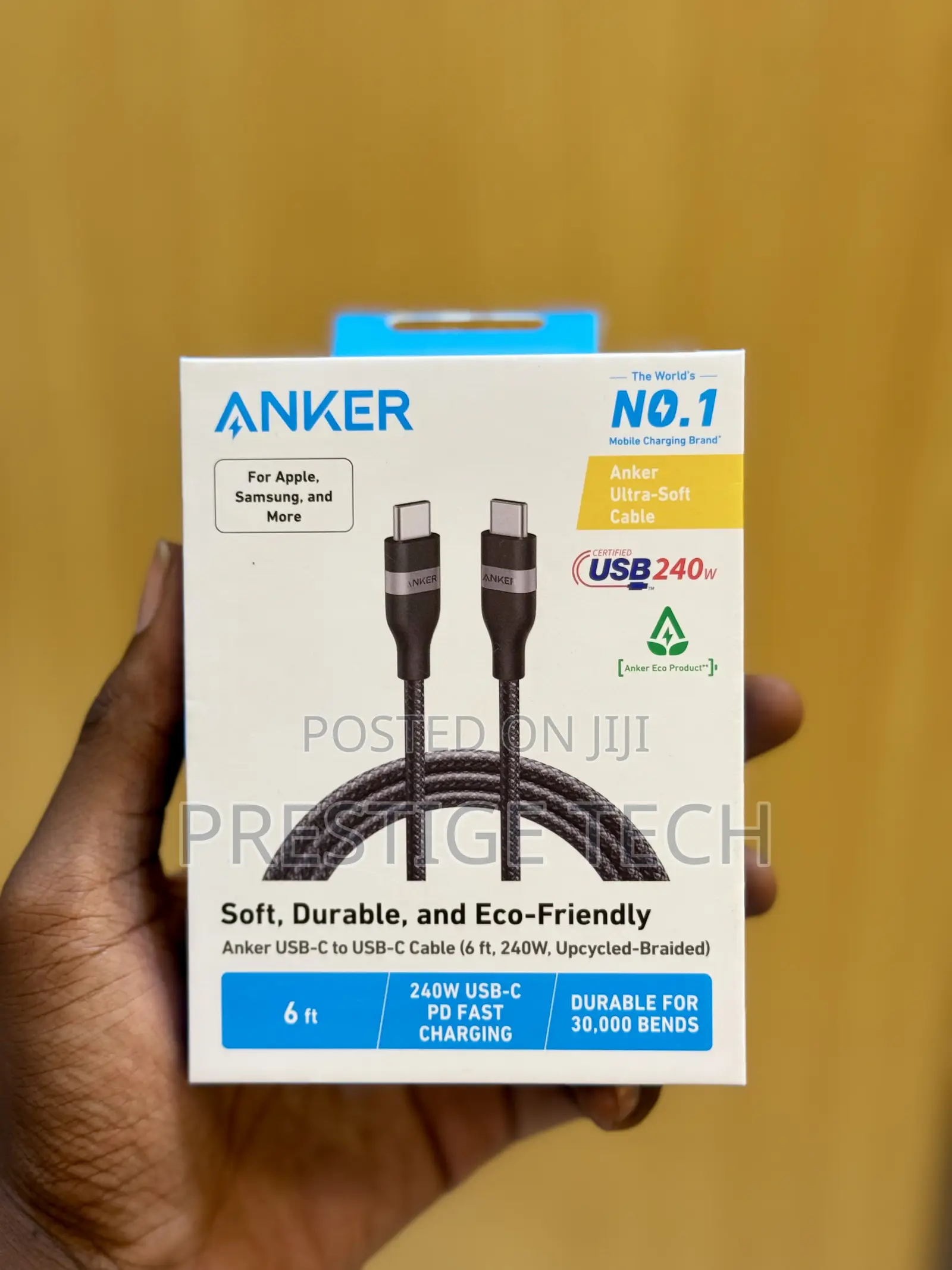 Anker 240w Usb C Pd Fast Charging Cable 2metre