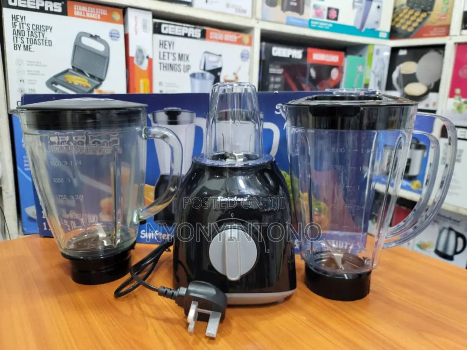 Simbaland Top Quality 3 in 1 Double Jug Blender