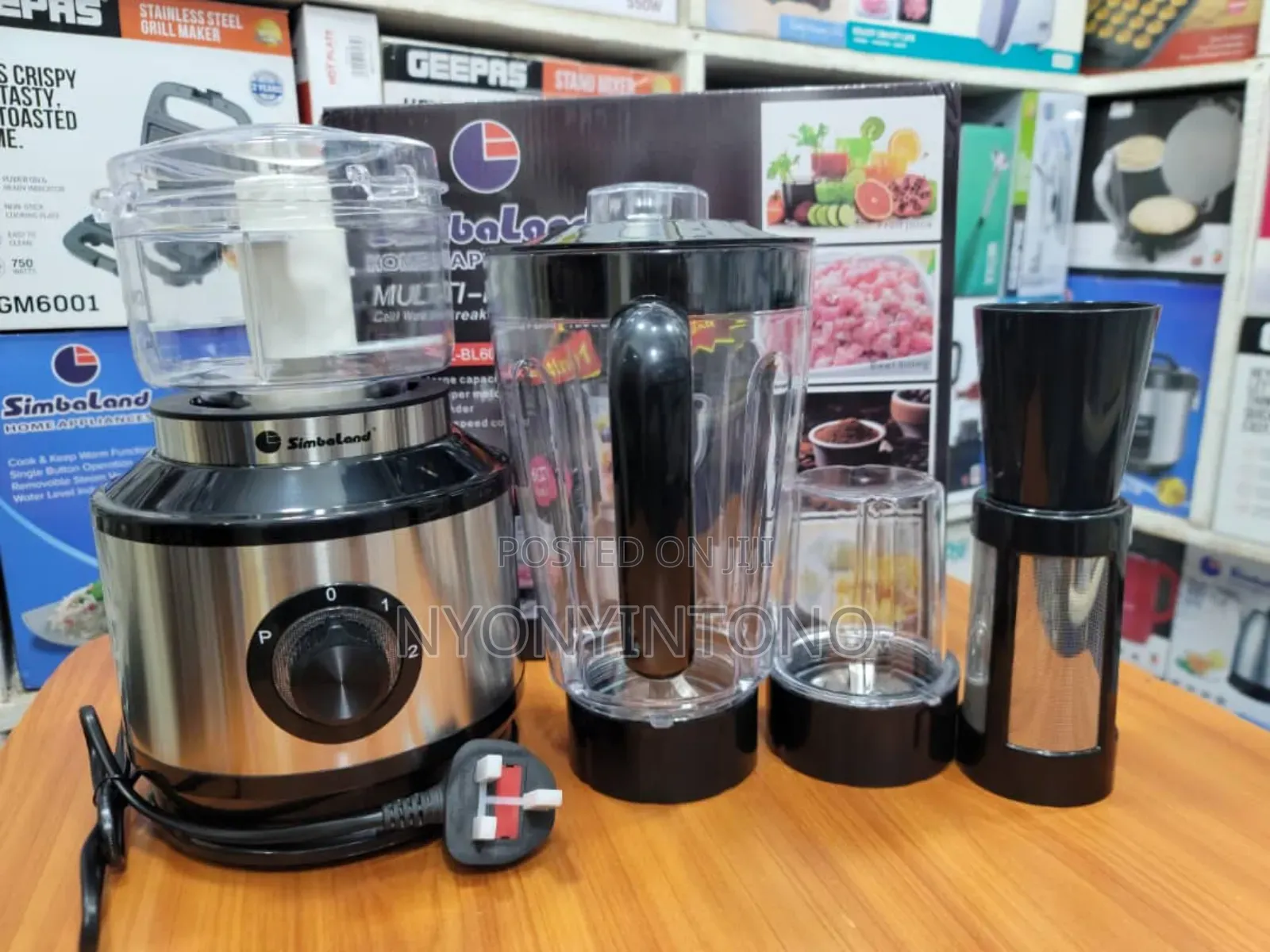 Simbaland 4 in 1 Blender, Chopper and Grinder
