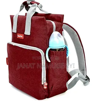 Maroon Baby Diaper Bag