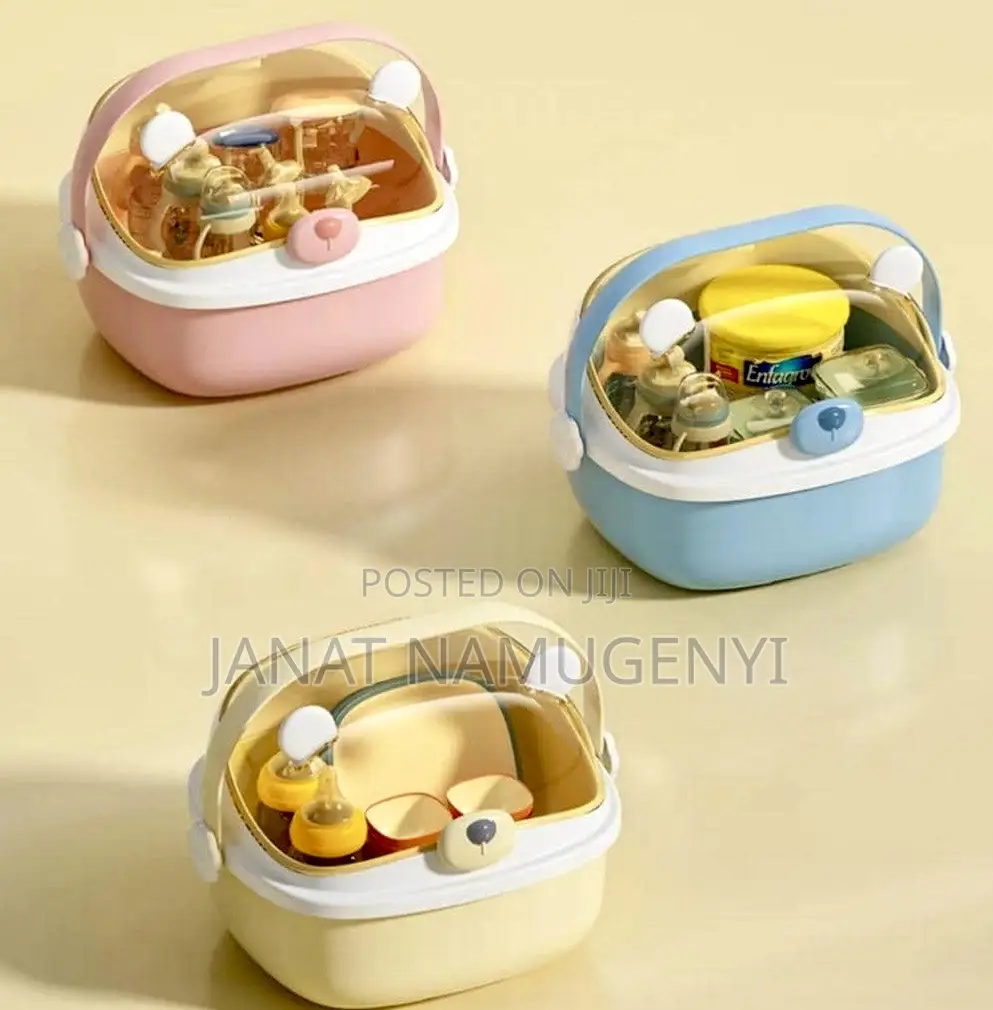 Baby Bottle Storage Container With Cover