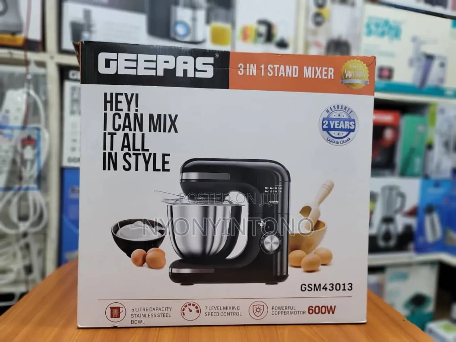 Geepas 5litres Electric Stand Mixer