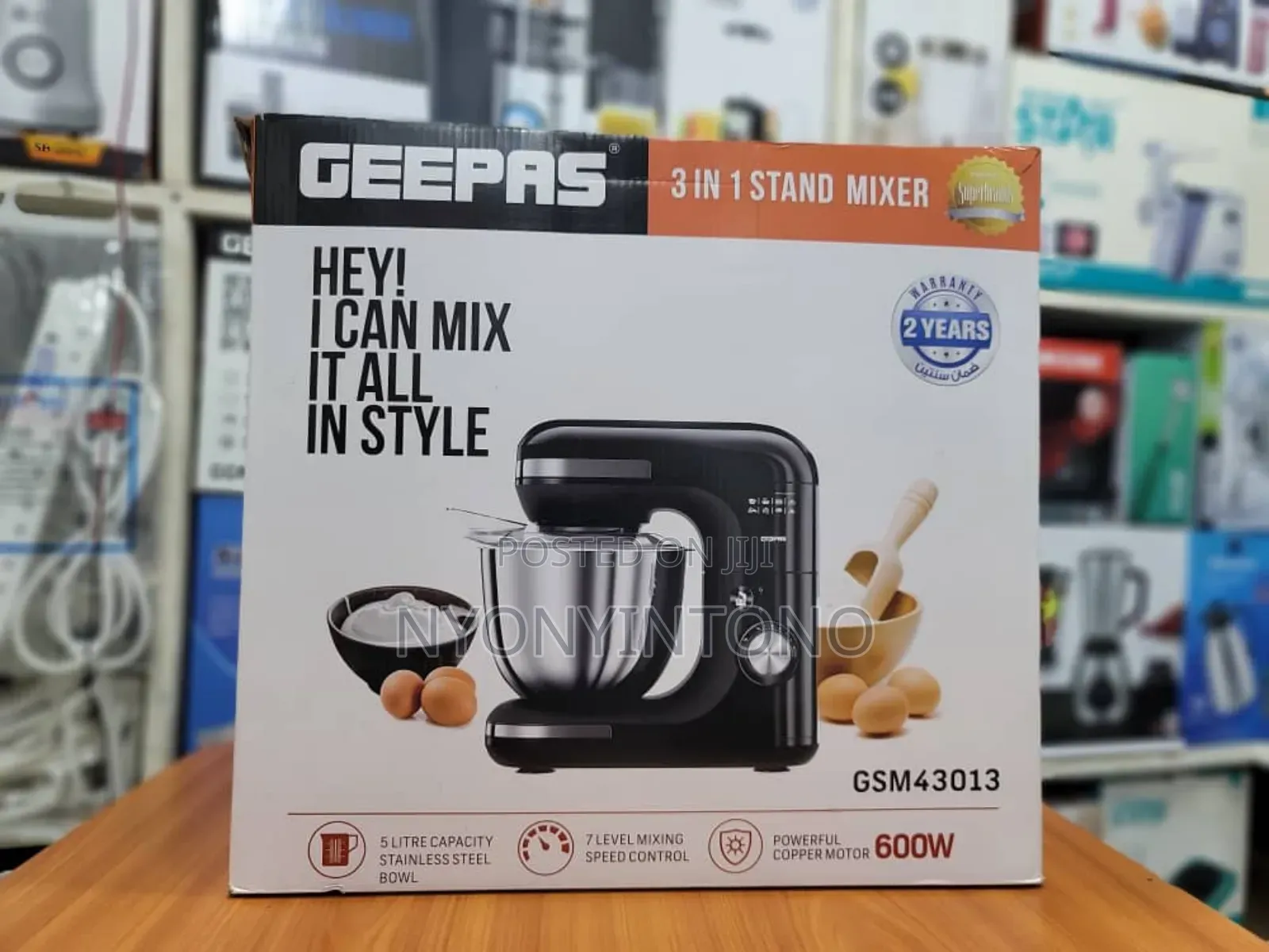 Geepas 5litres Electric Stand Mixer