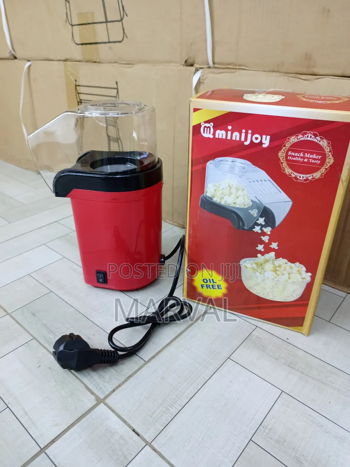 Hot Air Retro Popcorn Maker